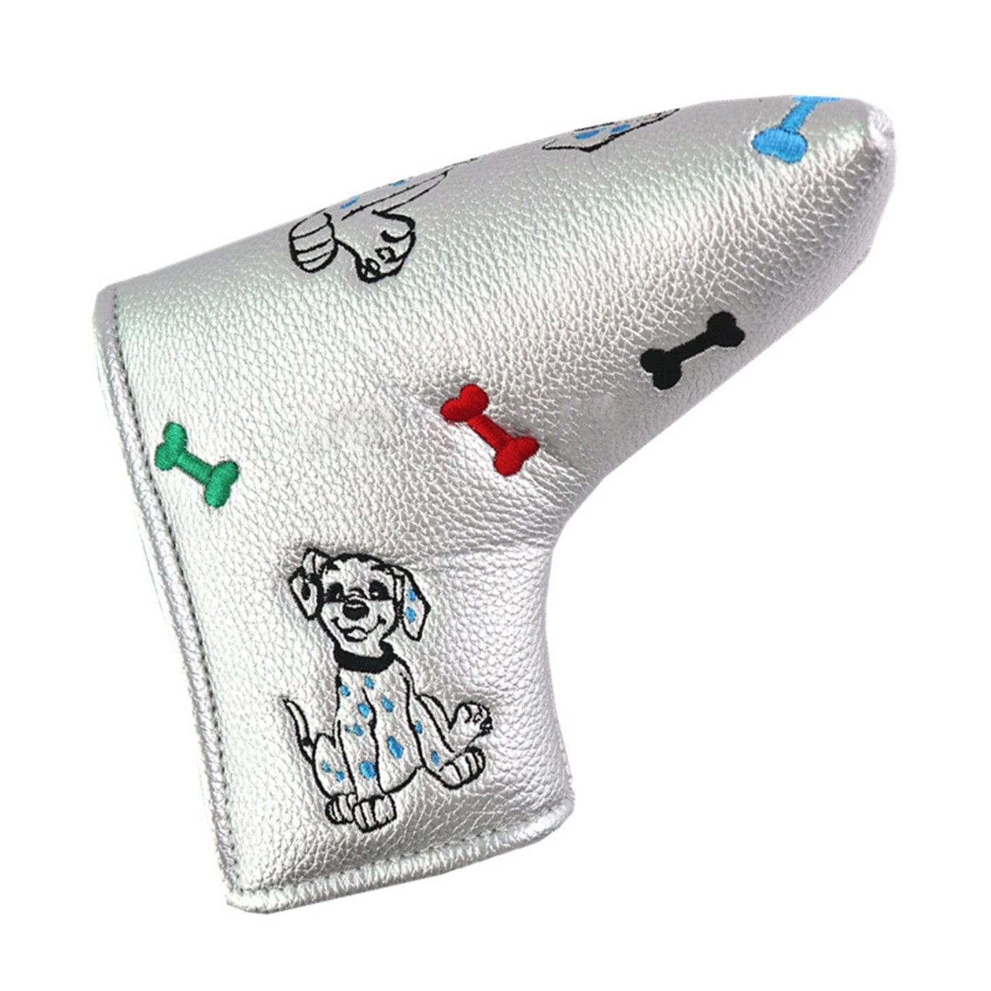 Golf Putter Headcover – Blade Putter Cover PU Leather Cartoon Design
