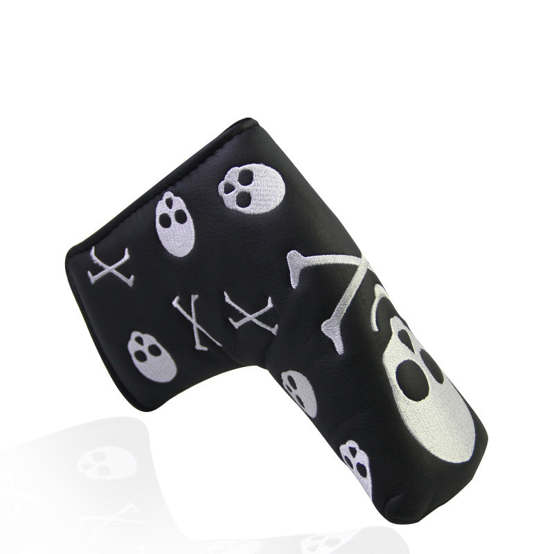 Golf Putter Headcover – Blade Putter Cover PU Leather Cartoon Design
