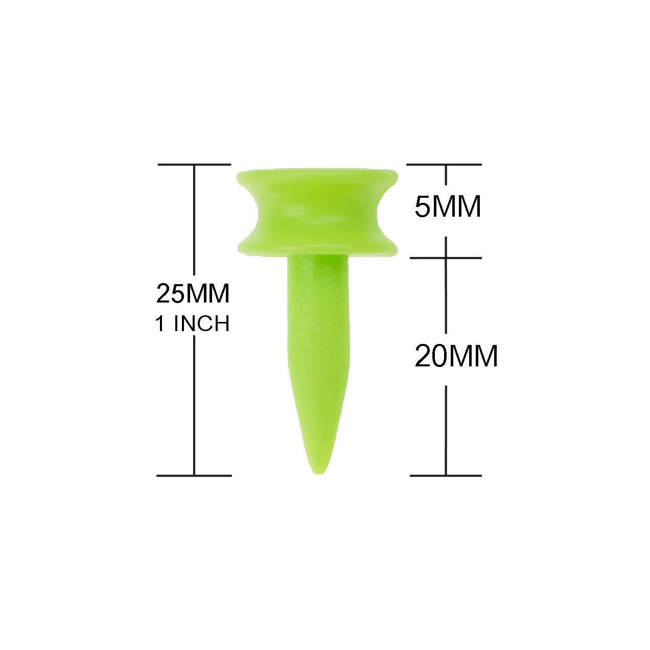 Golf Castle Tees Plastic Golf Tees Durable & Height Control | All Sizes & Colours