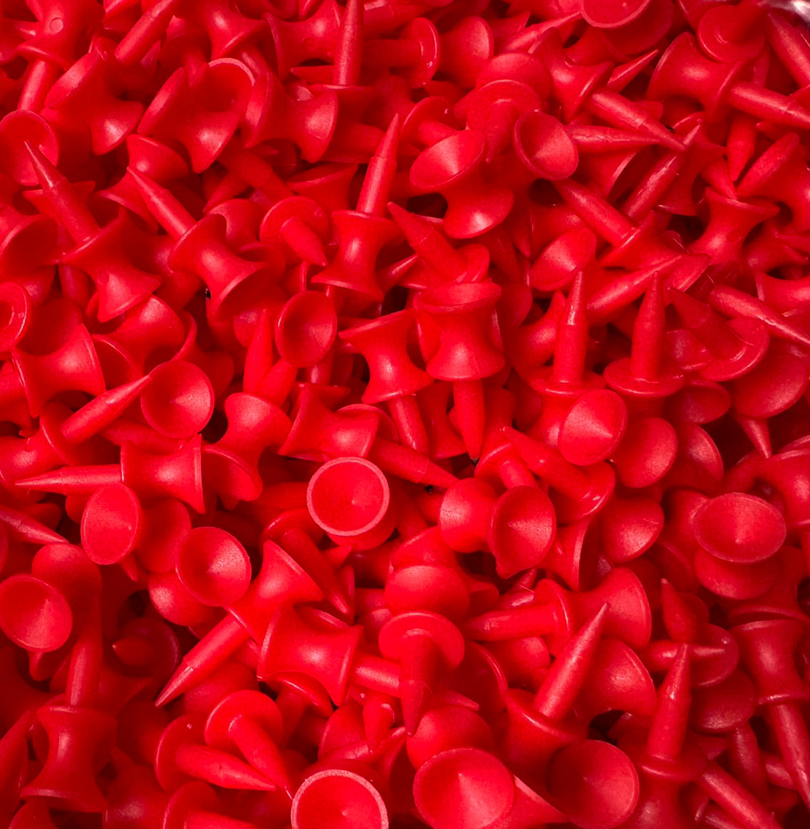 Golf Castle Tees Plastic Golf Tees Durable & Height Control | All Sizes & Colours