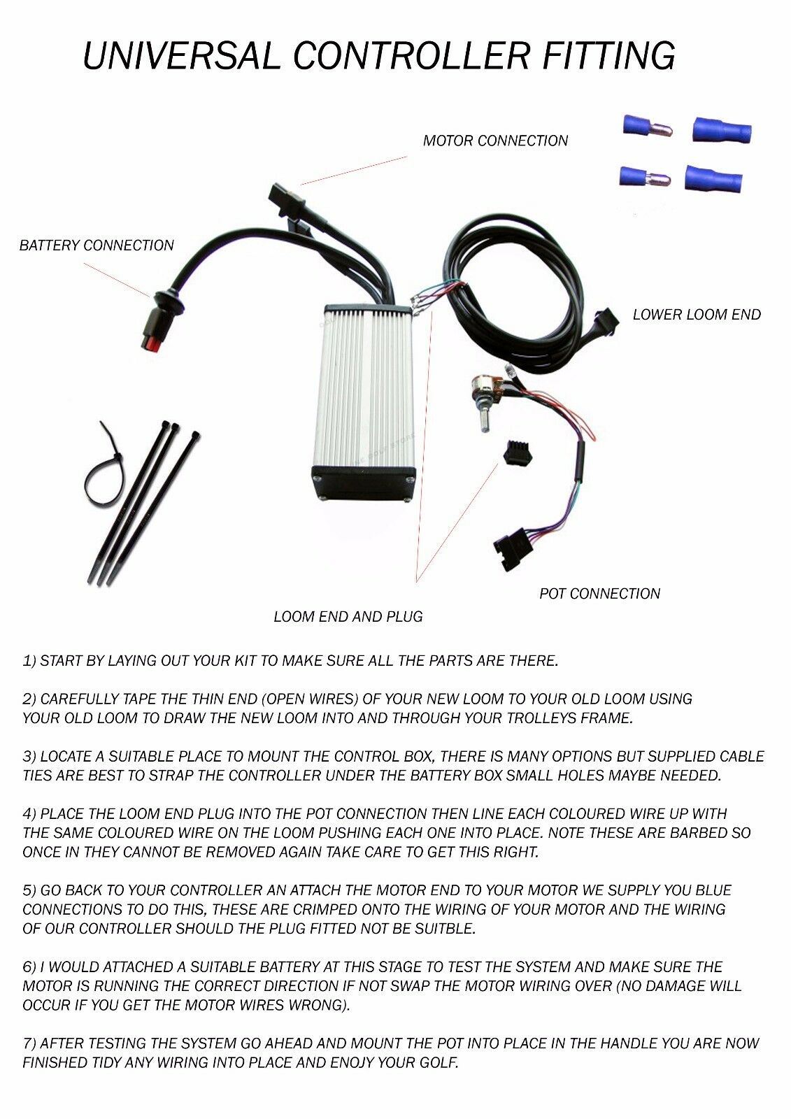 Universal Golf Trolley Speed Controller Golf Glider