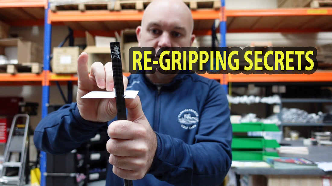 Golf Regripping Pro's SECRET and Top Tip when re-gripping a full set of golf clubs