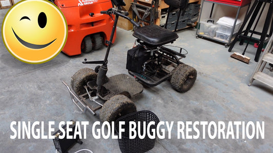 Single Seat Golf Buggy Restoration Video Hillman, Grasshopper, Powertec, Powerhouse, Powerglide
