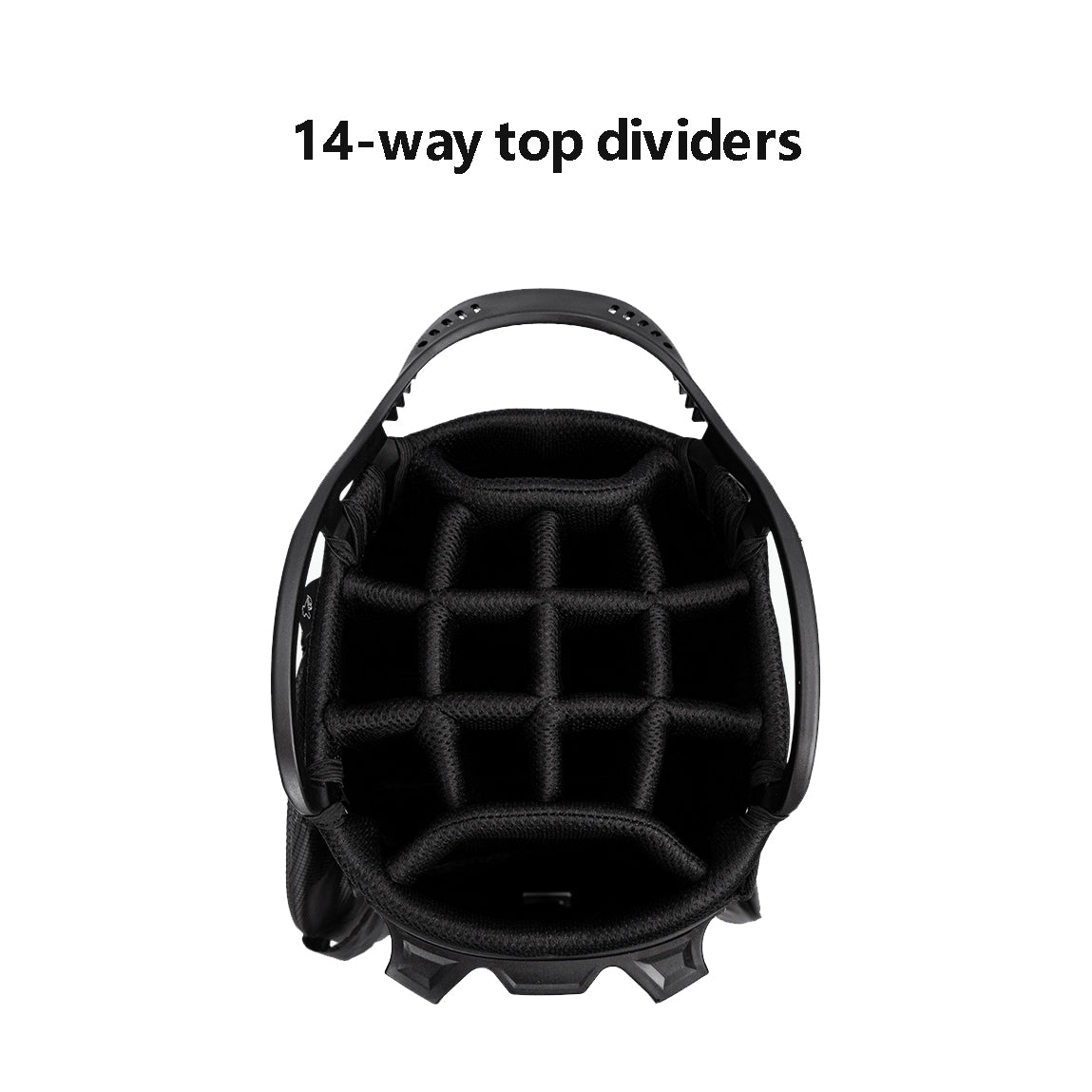 Waterproof Golf Stand Bag 14 Way Divider Lightweight Golf Carry Bag Dual Strap