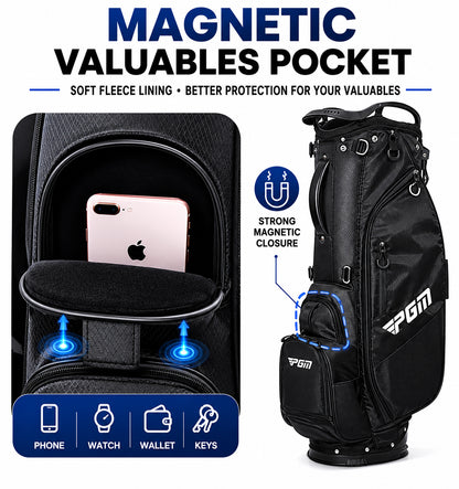Waterproof Golf Stand Bag 14 Way Divider Lightweight Golf Carry Bag Dual Strap