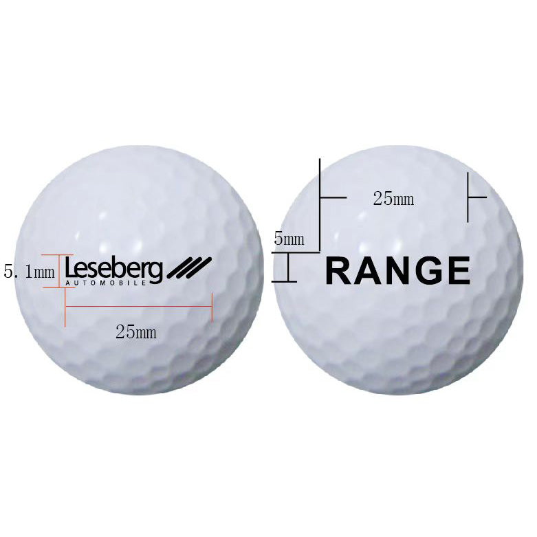 Golf Range Balls Customized Bespoke Golf Practice Balls