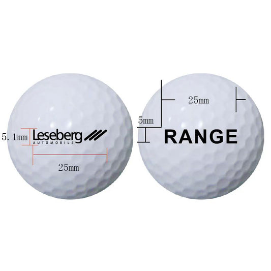 Golf Range Balls Customized Bespoke Golf Practice Balls
