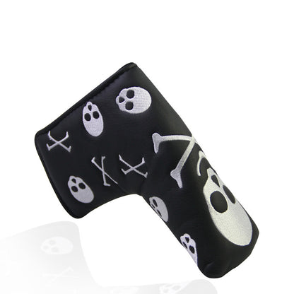 Golf Putter Headcover – Blade Putter Cover PU Leather Cartoon Design