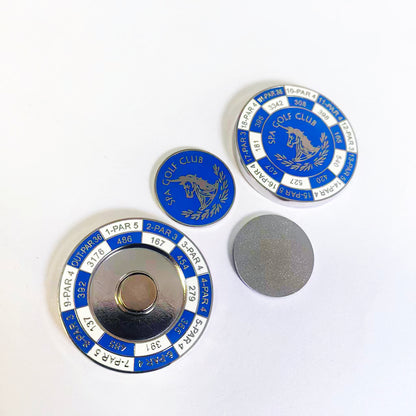 Custom Golf Ball Marker Duo Coin Personalised Poker Chip