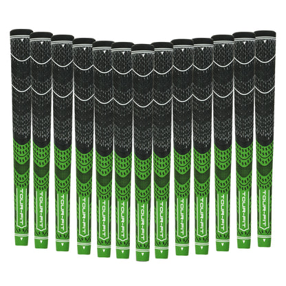 Tour Fit Dual Compound Golf Grip Premium Half Cord Standard Midsize Golf Grips