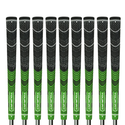 Tour Fit Dual Compound Golf Grip Premium Half Cord Standard Midsize Golf Grips