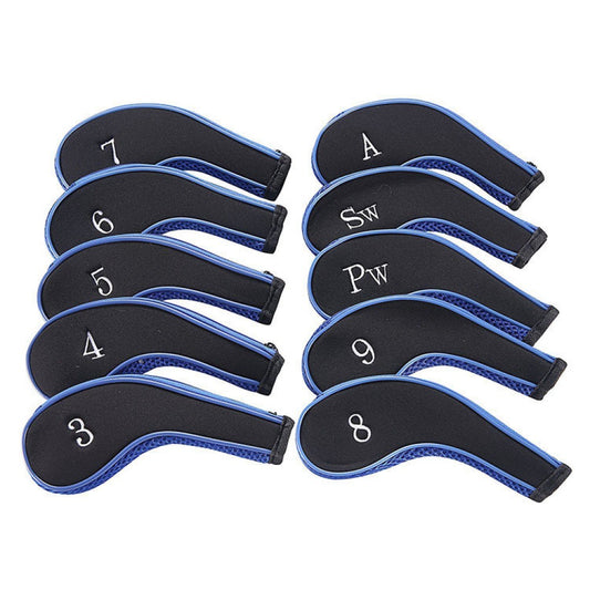 Golf Iron Head Cover Golf Club Headcovers Set of 10 Tour Fit Neoprene headcover