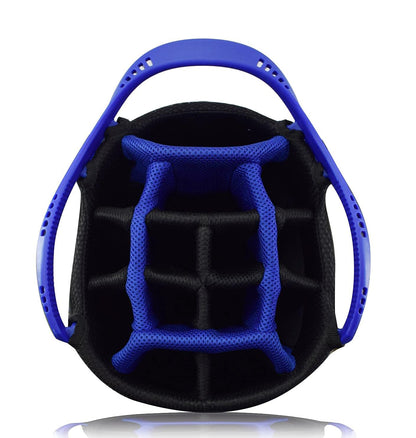 Tour-Fit Golf Stand Bag 14 Way Top Full Length Divider-Black/Gray/Blue