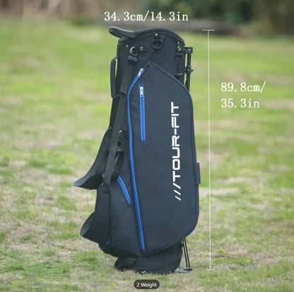 Tour-Fit Golf Stand Bag-Black/Blue