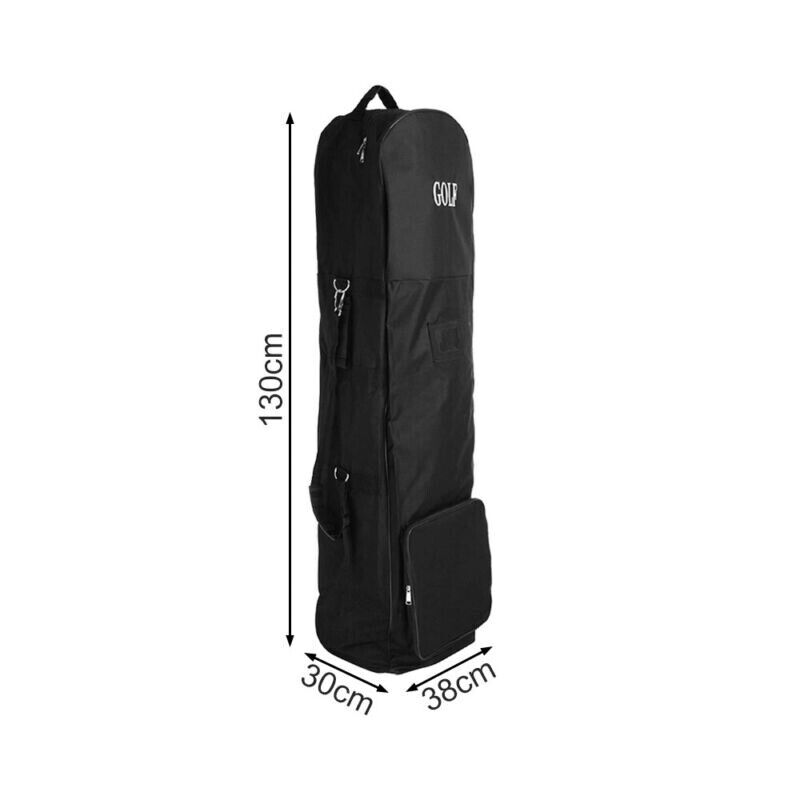 Golf Travel Bag Golf Holiday Travel Cover Case With Wheels Lightweight Durable