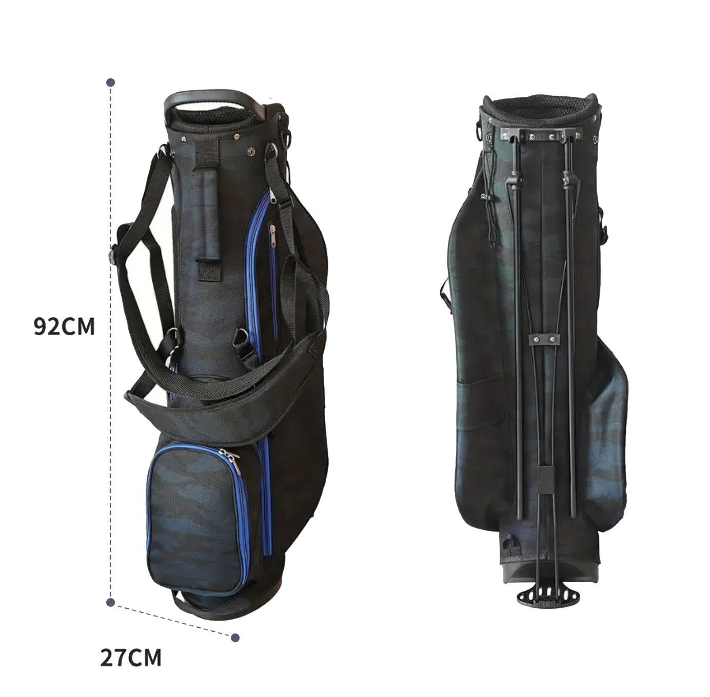 Tour-Fit Golf Stand Bag – 4 Way Top Lightweight Stand Bag