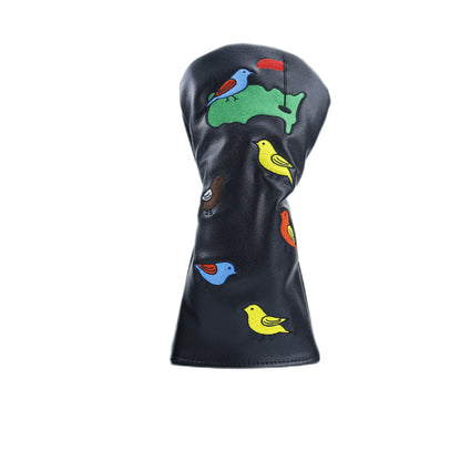 Golf Club Covers Headcover for Driver, Fairway, Hybrids-Birdie&Green Pattern