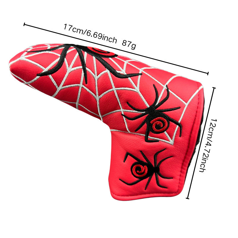 Golf Putter Headcover Golf Blade Putter Head Cover-Spider Pattern