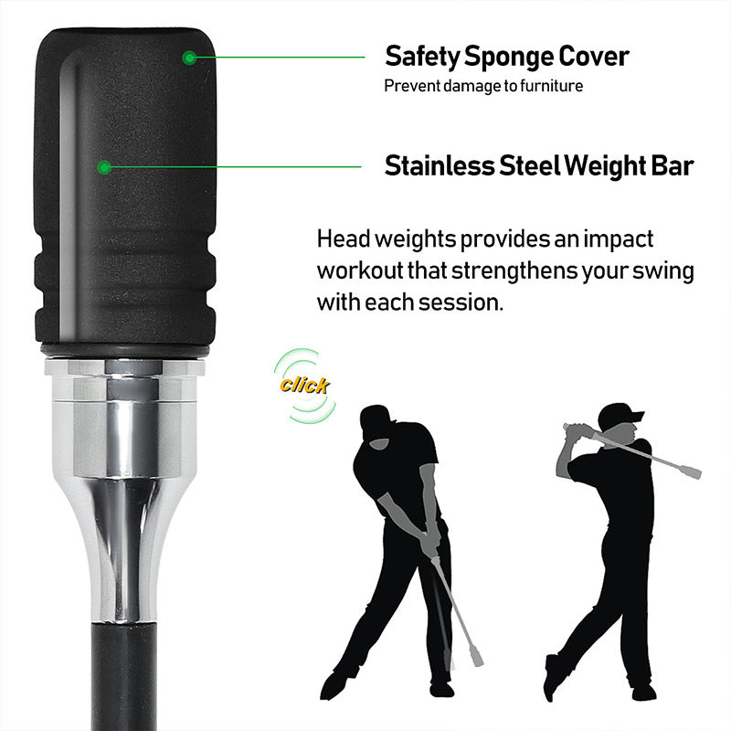 Golf Swing Trainer Indoor Training Club with Training Grip