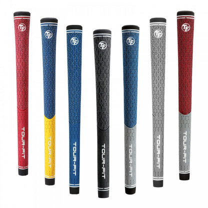 Tour Fit Dual Compound Golf Grips Premium Standard / Midsize Cord Wood Iron Golf Grip with Golf Tape