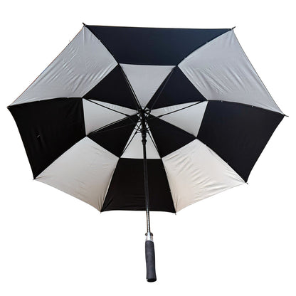 Golf Umbrella Tour-Fit 62" Double Canopy Windproof Auto Open Large Golf Umbrella