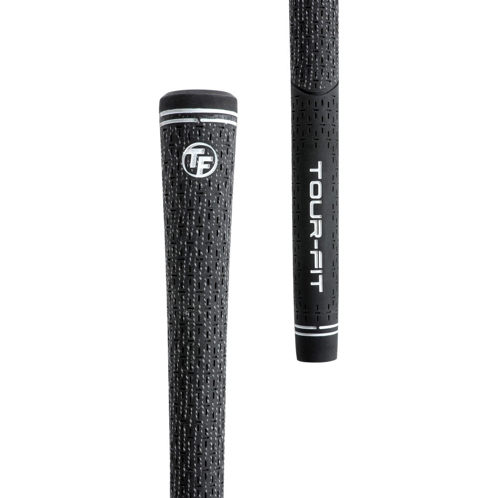 Tour Fit Dual Compound Golf Grips Premium Standard / Midsize Cord Wood Iron Golf Grip with Golf Tape