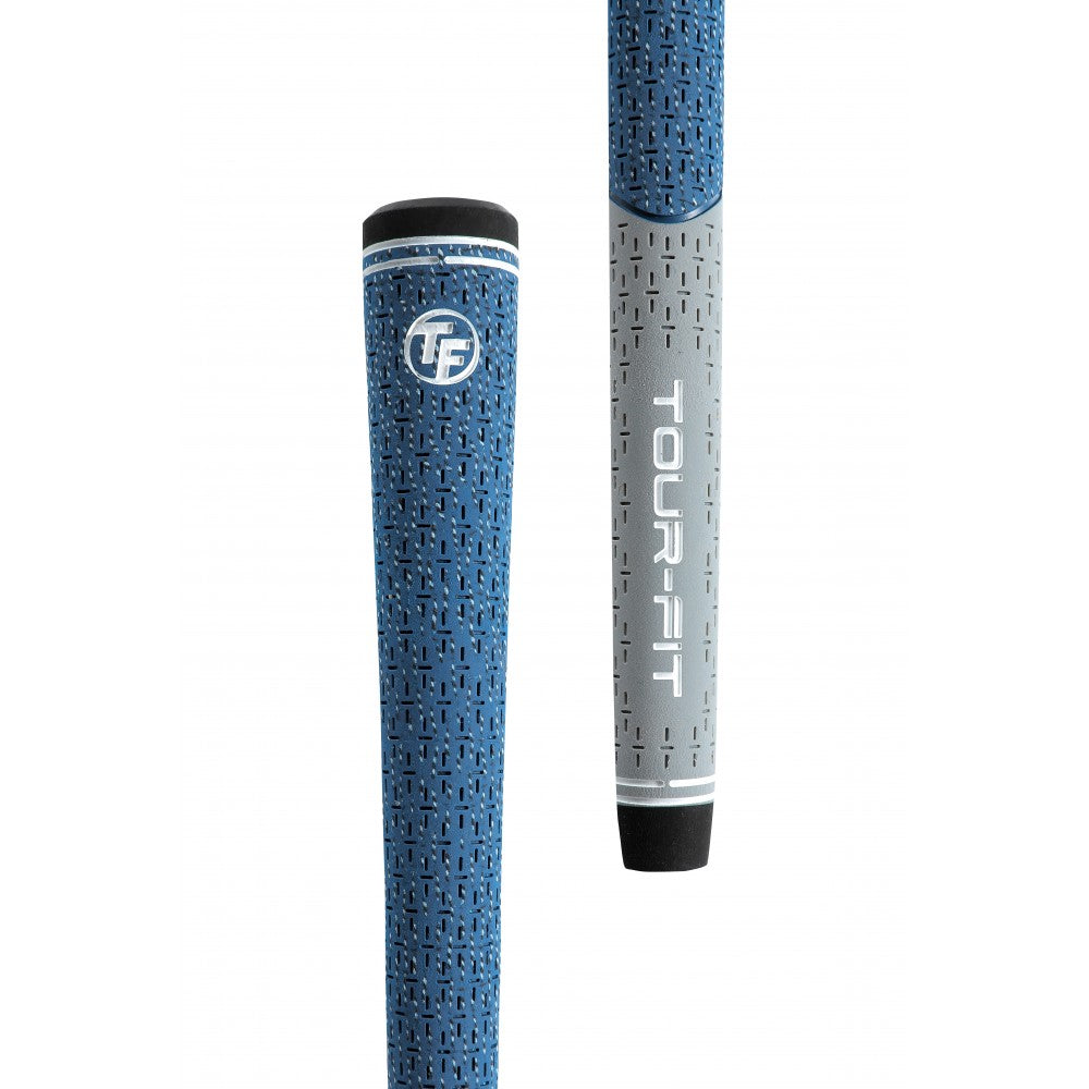 Tour Fit Dual Compound Golf Grips Premium Standard / Midsize Cord Wood Iron Golf Grip with Golf Tape