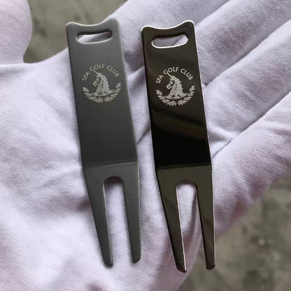 Custom Metal Golf Divot Tool Pitch Repairer Personalised Golf Accessories