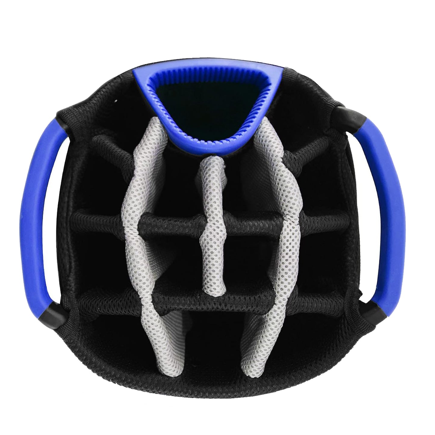 Tour-Fit Golf Cart Bag 14 Way Top Full Length Divider Black/Gray/Blue