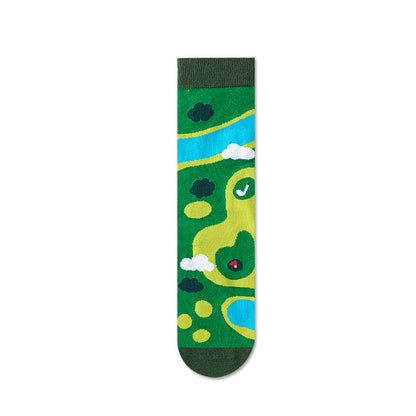 Men's Golf Socks Pack of 3 Pairs Funky Golf Socks Christmas Stocking Filler