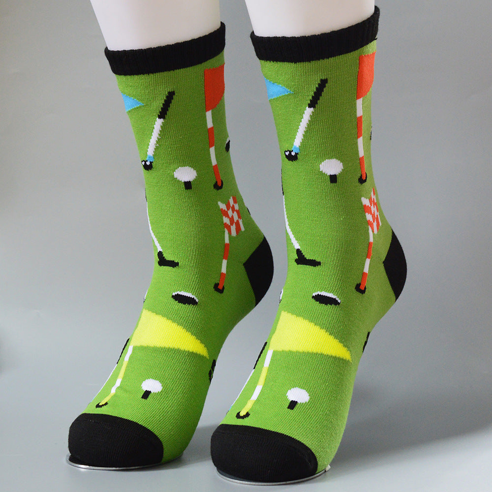 Men's Golf Socks Pack of 2 Pairs Funny Golf Socks Christmas Stocking Filler