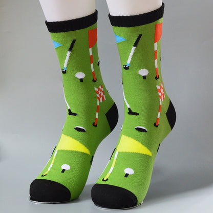 Men's Golf Socks Pack of 2 Pairs Funny Golf Socks Christmas Stocking Filler