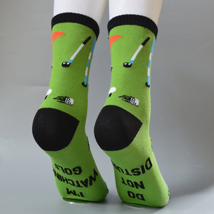 Men's Golf Socks Pack of 2 Pairs Funny Golf Socks Christmas Stocking Filler