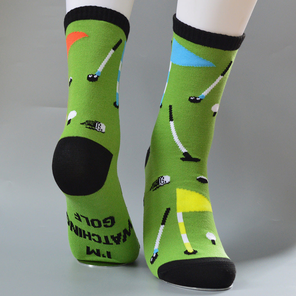 Men's Golf Socks Pack of 2 Pairs Funny Golf Socks Christmas Stocking Filler