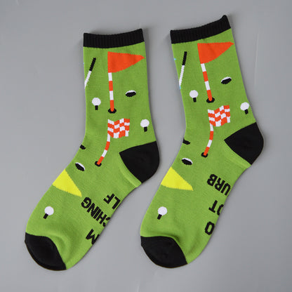 Men's Golf Socks Pack of 2 Pairs Funny Golf Socks Christmas Stocking Filler