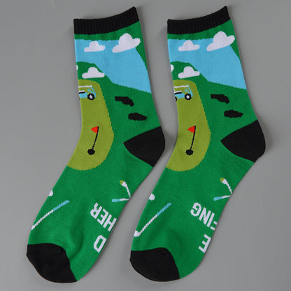 Men's Golf Socks Pack of 2 Pairs Funny Golf Socks Christmas Stocking Filler