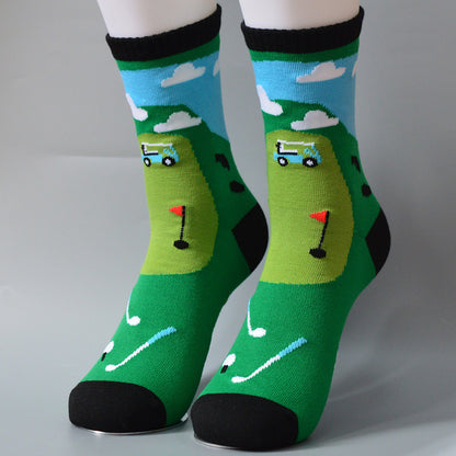 Men's Golf Socks Pack of 2 Pairs Funny Golf Socks Christmas Stocking Filler