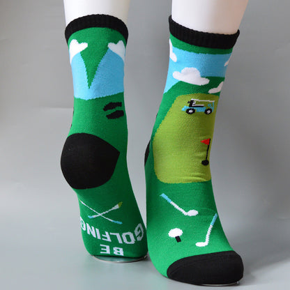 Men's Golf Socks Pack of 2 Pairs Funny Golf Socks Christmas Stocking Filler