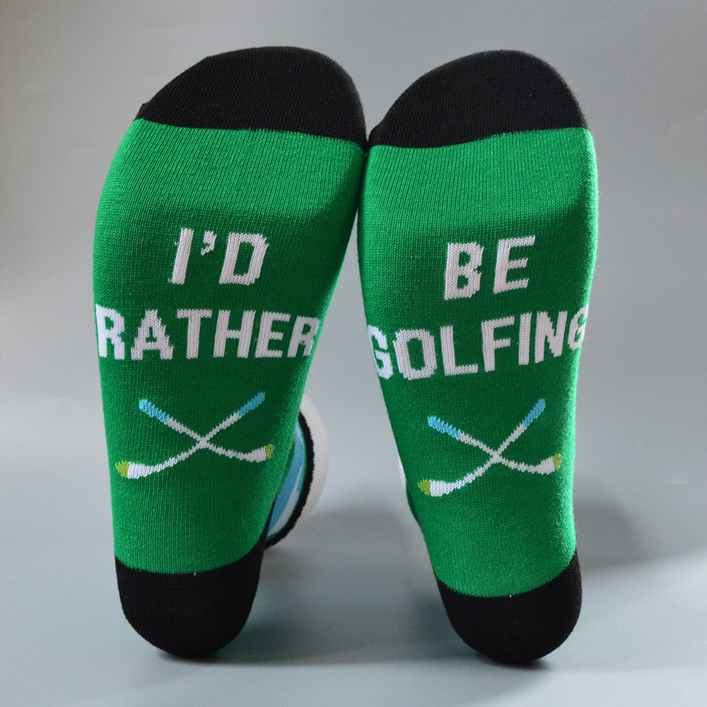 Men's Golf Socks Pack of 2 Pairs Funny Golf Socks Christmas Stocking Filler