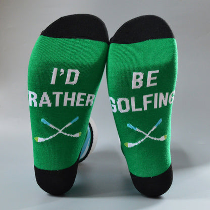Men's Golf Socks Pack of 2 Pairs Funny Golf Socks Christmas Stocking Filler